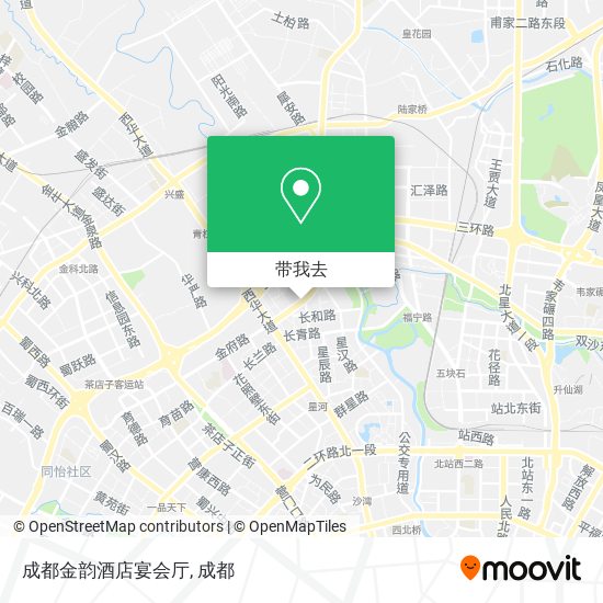 成都金韵酒店宴会厅地图