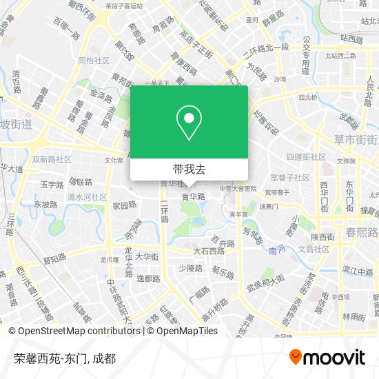 荣馨西苑-东门地图