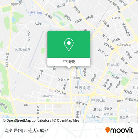 老邻居(清江苑店)地图