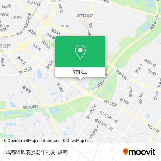 成都锦欣花乡老年公寓地图