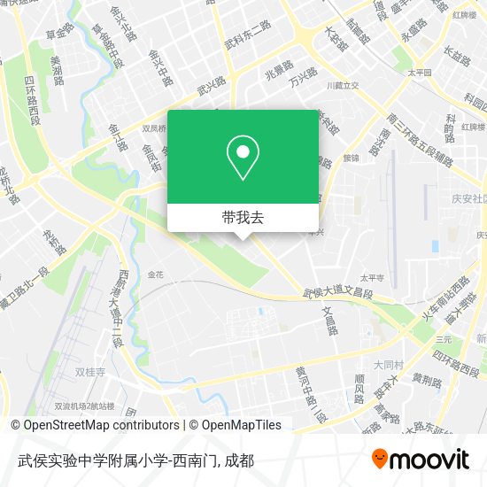 武侯实验中学附属小学-西南门地图