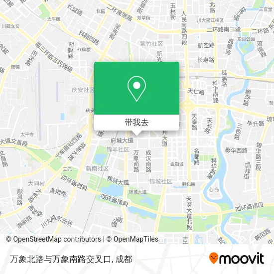 万象北路与万象南路交叉口地图