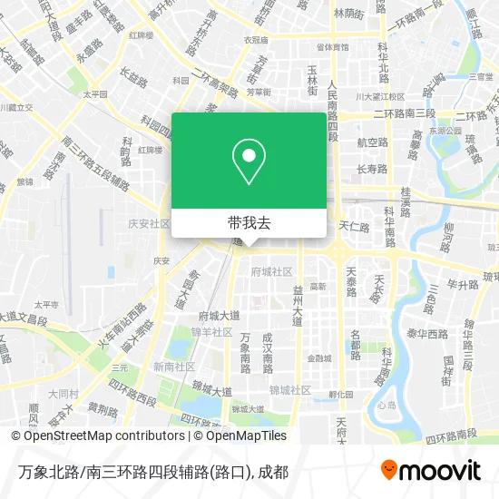 万象北路/南三环路四段辅路(路口)地图