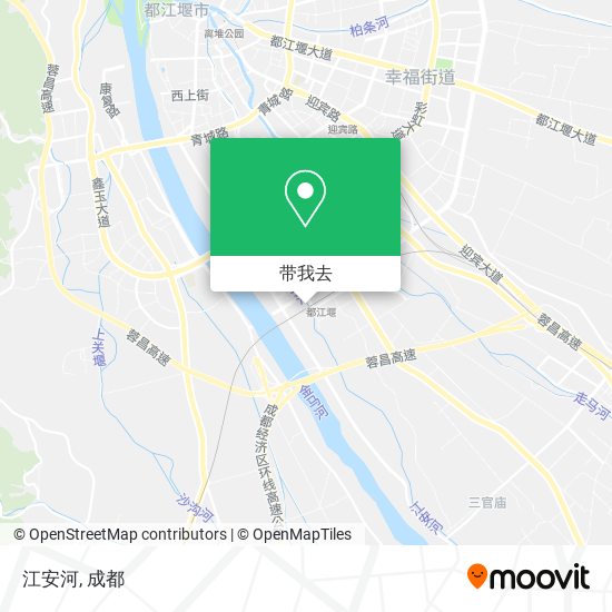 江安河地图