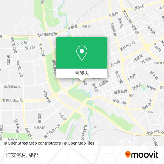 江安河村地图