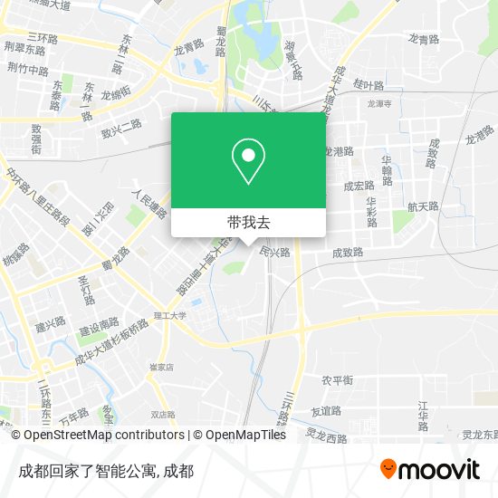 成都回家了智能公寓地图