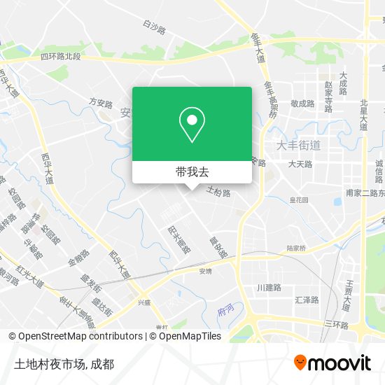 土地村夜市场地图