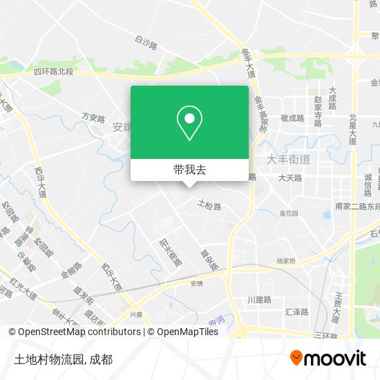 土地村物流园地图