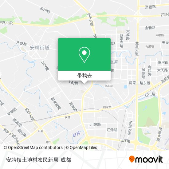 安靖镇土地村农民新居地图
