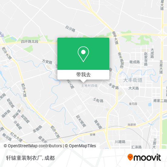 轩辕童装制衣厂地图