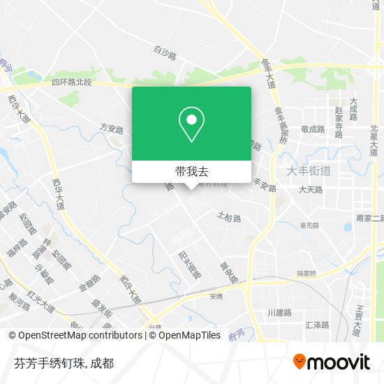 芬芳手绣钉珠地图