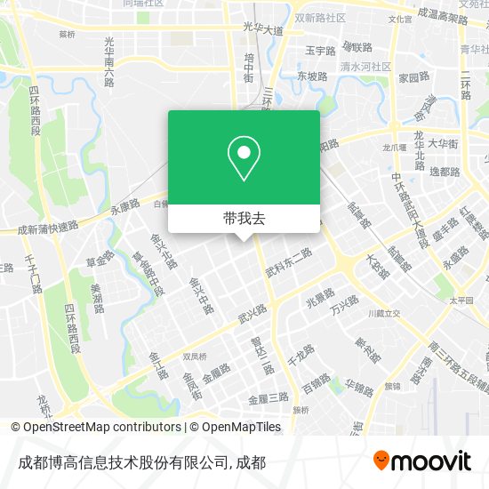 成都博高信息技术股份有限公司地图