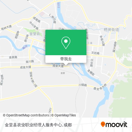 金堂县农业职业经理人服务中心地图