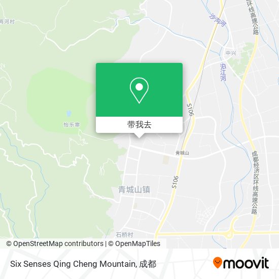 Six Senses Qing Cheng Mountain地图