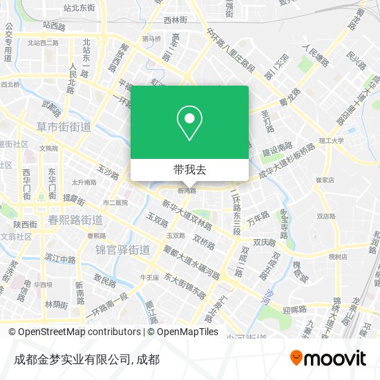 成都金梦实业有限公司地图