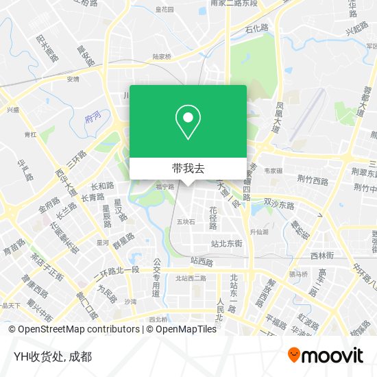 YH收货处地图