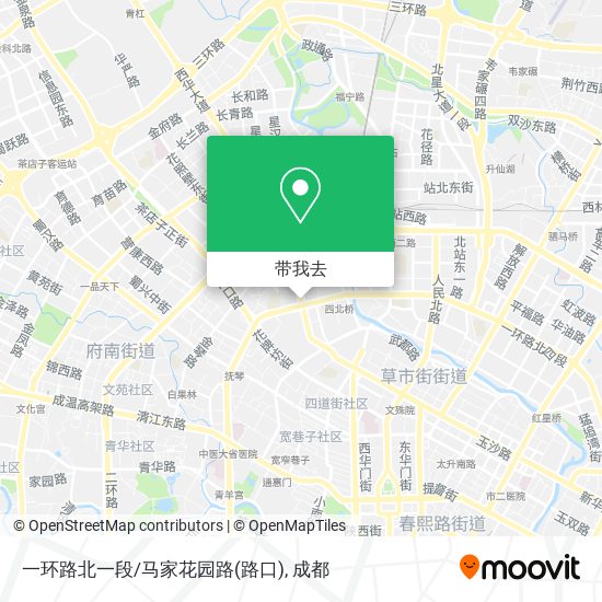 一环路北一段/马家花园路(路口)地图