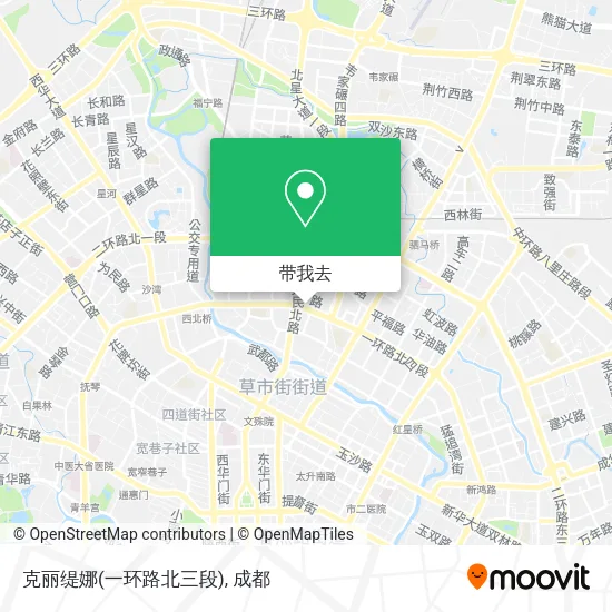 克丽缇娜(一环路北三段)地图