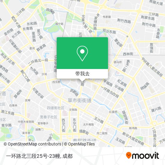 一环路北三段25号-23幢地图