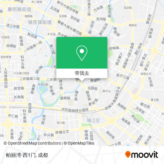 帕丽湾-西1门地图