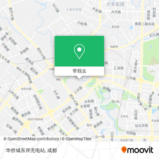 华侨城东岸充电站地图