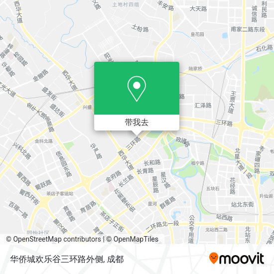 华侨城欢乐谷三环路外侧地图