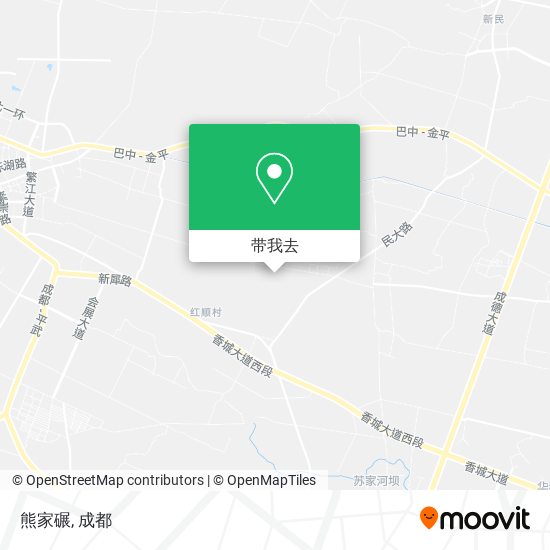 熊家碾地图