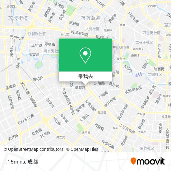 :15mins地图