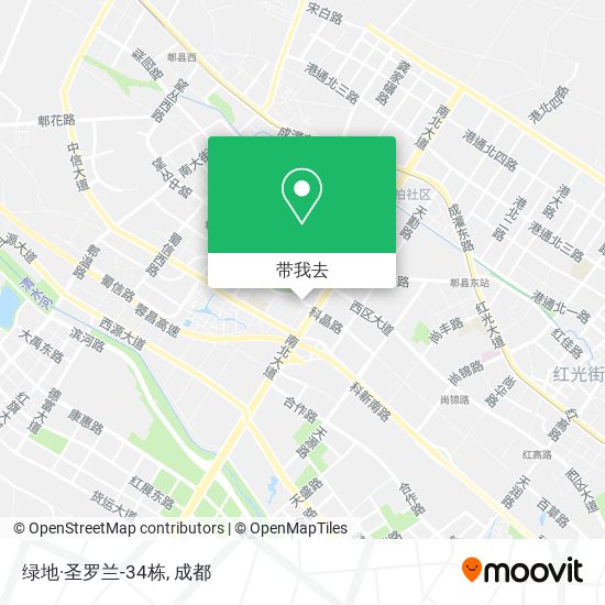 绿地·圣罗兰-34栋地图