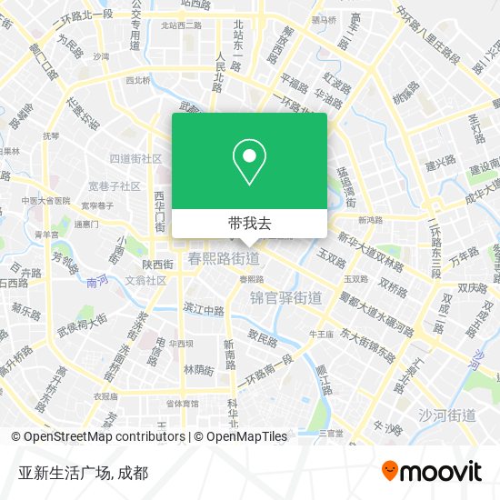 亚新生活广场地图
