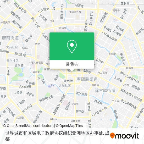 世界城市和区域电子政府协议组织亚洲地区办事处地图