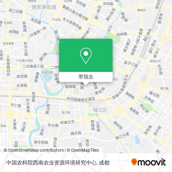 中国农科院西南农业资源环境研究中心地图