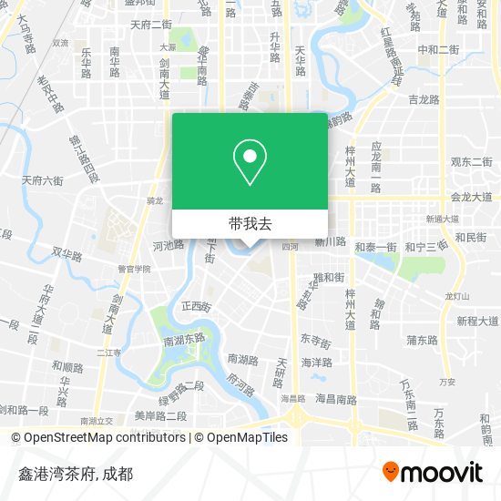 鑫港湾茶府地图