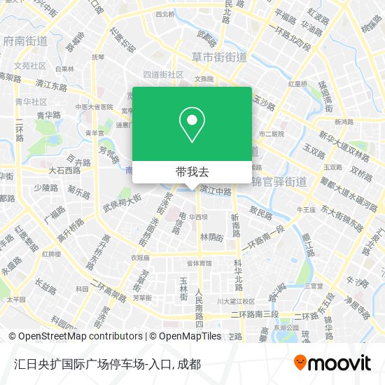 汇日央扩国际广场停车场-入口地图