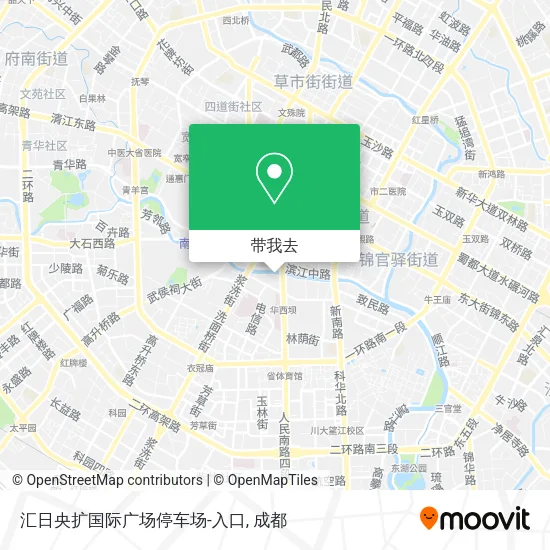 汇日央扩国际广场停车场-入口地图