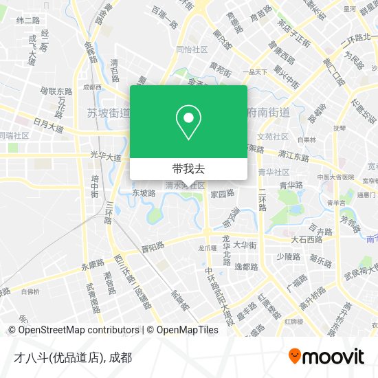 才八斗(优品道店)地图