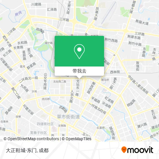 大正鞋城-东门地图