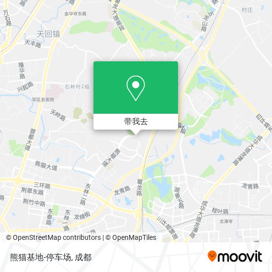 熊猫基地-停车场地图
