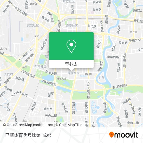 已新体育乒乓球馆地图