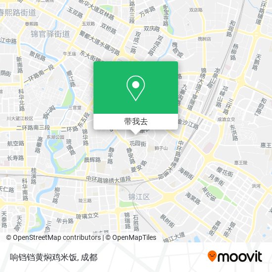 响铛铛黄焖鸡米饭地图