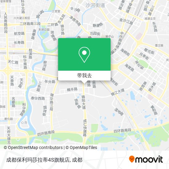 成都保利玛莎拉蒂4S旗舰店地图