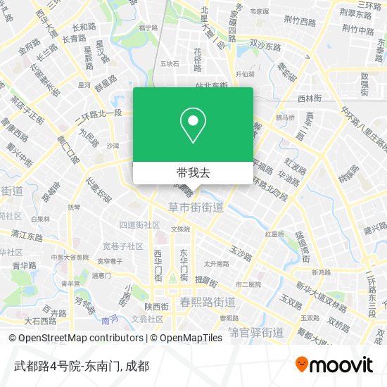 武都路4号院-东南门地图
