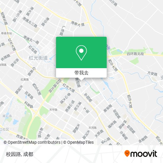 校园路地图