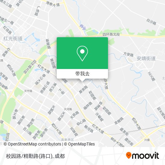 校园路/精勤路(路口)地图