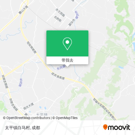 太平镇白马村地图