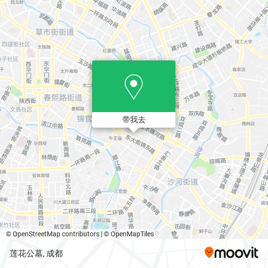 莲花公墓地图