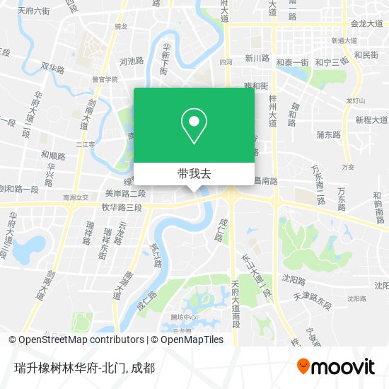 瑞升橡树林华府-北门地图