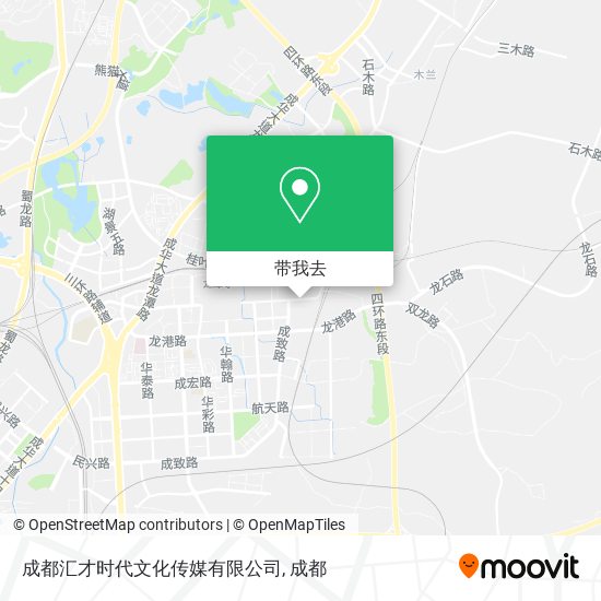 成都汇才时代文化传媒有限公司地图