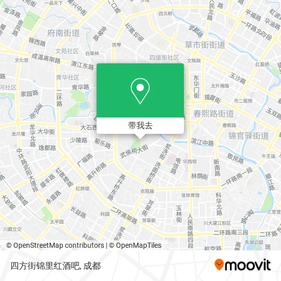 四方街锦里红酒吧地图