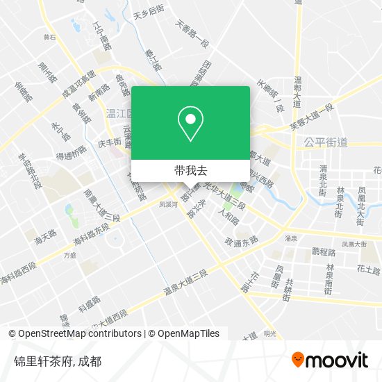 锦里轩茶府地图